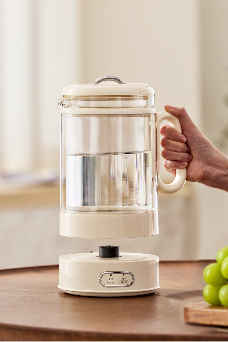 1200ml Double-Wall Electric Kettle - Anti-Scald Design - 1-Hour Heat Retention