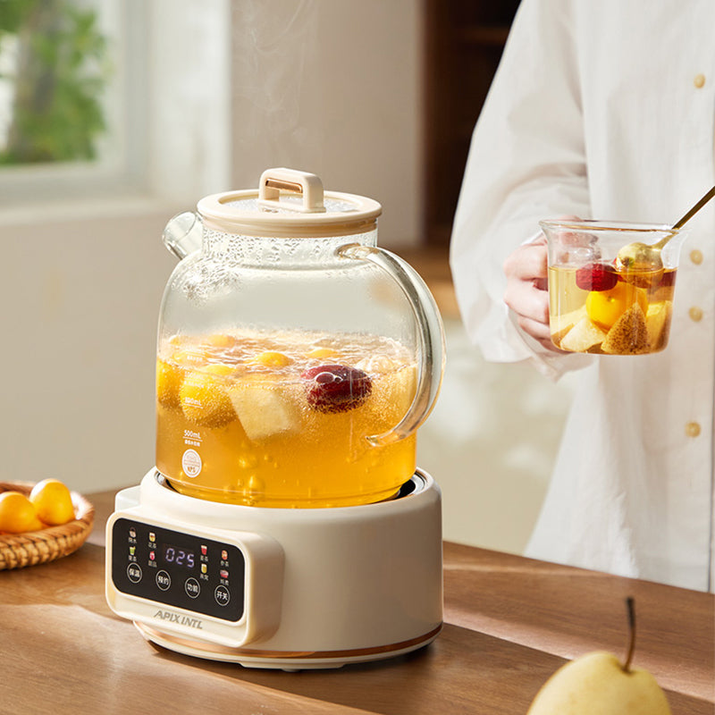 1200ml Glass Electric Kettle - Boil & Keep Warm - Safe for Tea/Coffee/Baby Formula