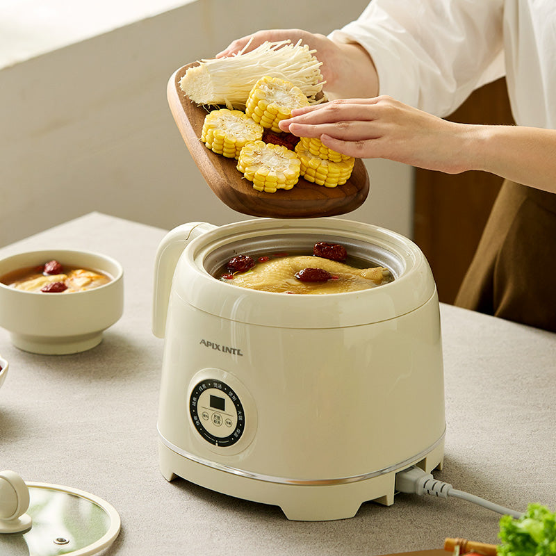 2L Compact Rice Cooker - Non-Stick Pot - 15-Min Quick Cook - Perfect for 1-3 People