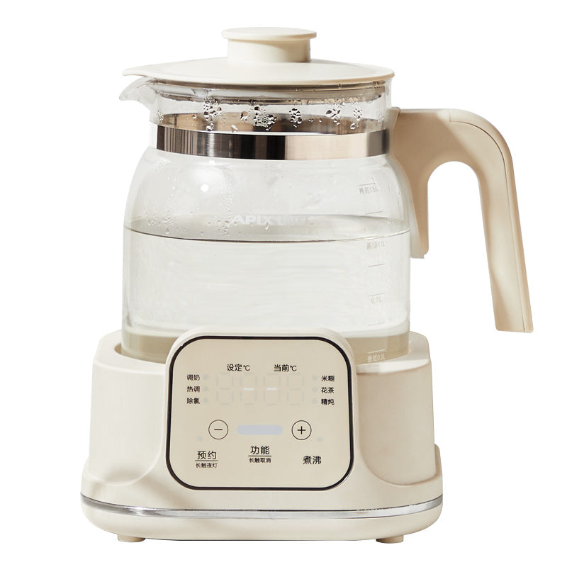 1500ml Glass Baby Water Warmer - Precise Temp Control - Formula Preparation