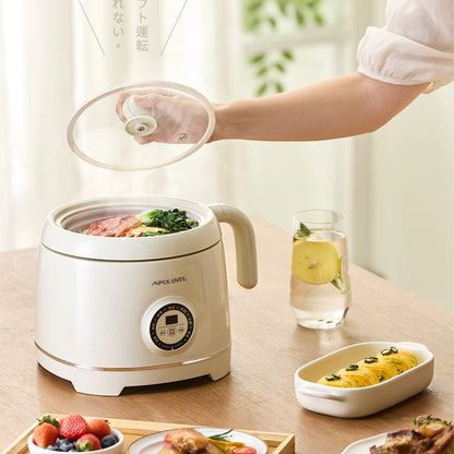 2L Compact Rice Cooker - Non-Stick Pot - 15-Min Quick Cook - Perfect for 1-3 People