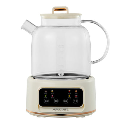 1200ml Glass Electric Kettle - Boil & Keep Warm - Safe for Tea/Coffee/Baby Formula